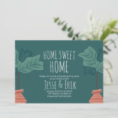 Invitation Plante moderne Fig Fig Tree Fête de chauffage dome (Debout devant)