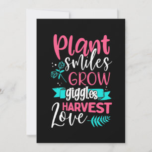 Invitation Plante Sourires Font Rire Amour