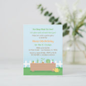 Invitation Planter Box Enfants Jardin fête d'anniversaire (Debout devant)