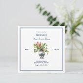 Invitation Plantes avec vase antique (Debout devant)