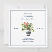Invitation Plantes avec vase antique (Devant)
