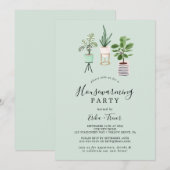 Invitation Plantes de la Maison | Fête de la Monnaie (Devant / Derrière)