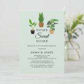 Invitation Plantes de maison en pot | Fête de pendaison de cr (Debout devant)