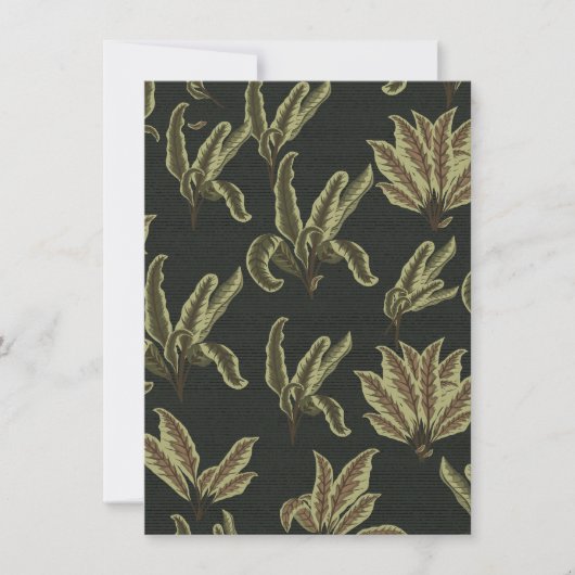 Invitation Plantes en pot vintage (Devant)