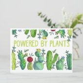 Invitation Plantes et fleurs (Debout devant)