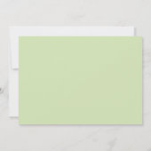 Invitation Plantes papillon floral jaune (Dos)