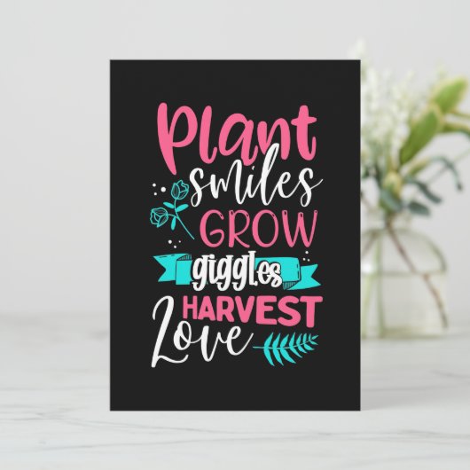 Invitation Plantez des Sourires Faites Grandir des Rires Amou (Debout devant)