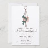 Invitation Plants suspendus en macramé pour pots de plantes C (Devant)