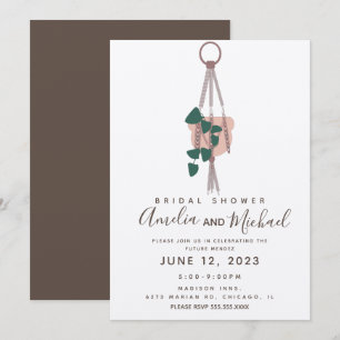 Invitation Plants suspendus en macramé pour pots de plantes C