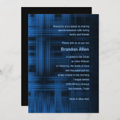 Invitation Plaqué moderne (Devant / Derrière)