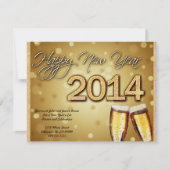 Invitation plat du Nouvel An 2014 (Devant)