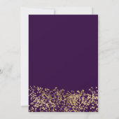 Invitation Plat or violet Tiara chic Quinceañera (Dos)