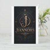 Invitation Plate (Debout devant)