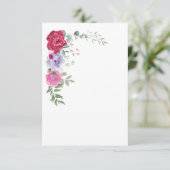 Invitation plate, format : 13 cm x 18 cm, Papier : (Debout devant)