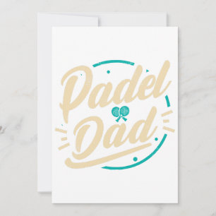 Invitation Plate-forme de Padel Dad Tennis Paddleball Padel