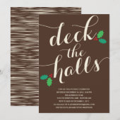 INVITATION PLATE-FORME L'INVITATION DE VACANCES DES HALLS (Devant / Derrière)