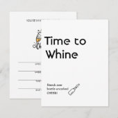 Invitation plate, taille: 10,8 cm x 14 cm, finitio (Devant / Derrière)