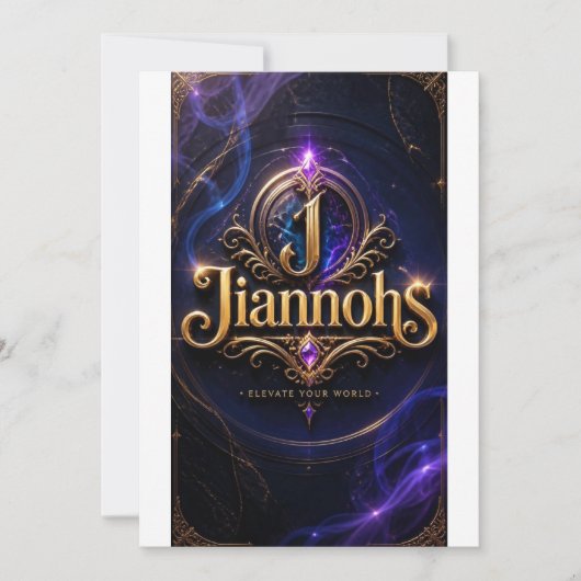 Invitation plate, taille: 127 mm x 178 mm, Papier: (Devant)