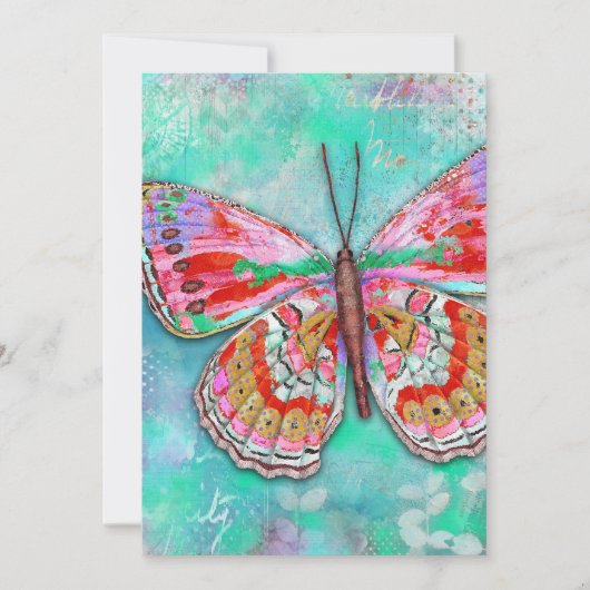 Invitation plate, taille: 127 mm x 178 mm, Papier: (Devant)