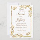 Invitation plate, taille : 12,7 cm x 17,8 cm, papi (Devant)