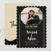 Invitation plate, taille : 13 cm x 18 cm, Papier : (Devant / Derrière)