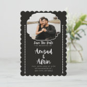 Invitation plate, taille: 13 cm x 18 cm, Papier: M (Debout devant)