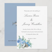 Invitation plate, taille: 13 x 18 cm, Papier: Sign (Devant / Derrière)