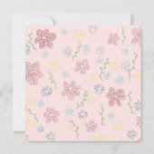 Invitation plate, Taille : 5,25 po x 5,25 po, Papi (Dos)