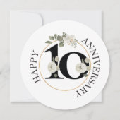 Invitation plate, taille : 5,25 po x 5,25 po, papi (Devant)