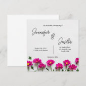 Invitation plate, taille: 5,25" x 5,25", Papier: S (Devant / Derrière)