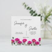 Invitation plate, taille: 5,25" x 5,25", Papier: S (Debout devant)