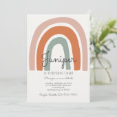 Invitation plate, taille : 5 po x 7 po, Papier : M (Debout devant)