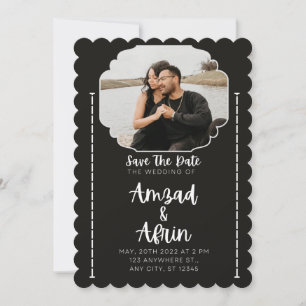 Invitation plate, Taille : 5" x 7", Papier : Matte