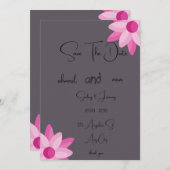 Invitation plate, Taille : 5" x 7", Papier : Matte (Devant / Derrière)