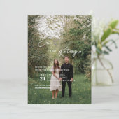 Invitation plate, Taille : 5" x 7", Papier : Matte (Debout devant)