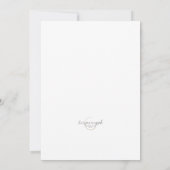 Invitation plate, Taille : 5" x 7", Papier : Matte (Dos)
