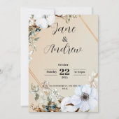 Invitation plate, Taille : 5" x 7", Papier : Matte (Devant)