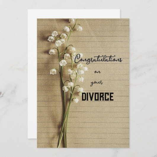 Invitation plate, Taille : 5" x 7", Papier : Matte (Devant / Derrière)