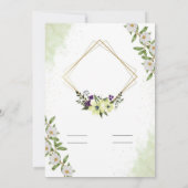 Invitation plate, Taille : 5" x 7", Papier : Matte (Dos)