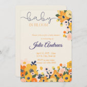 Invitation plate, Taille : 5" x 7", Papier : Signa (Devant / Derrière)