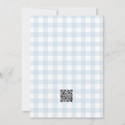 Invitation plate, Taille : 5" x 7", Papier : Signa (Dos)