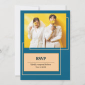 Invitation plate, taille: 5" x 7", Papier: Signatu (Dos)