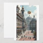 Invitation plate, taille: 5" x 7", Papier: Signatu (Devant / Derrière)