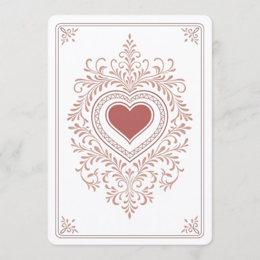 Invitation Playing Card Las Vegas Casino Wedding (Dos)