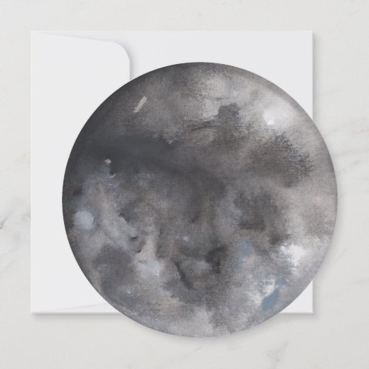 Invitation Pleine lune Boho Wicca Handfascing Ceremony (Dos)