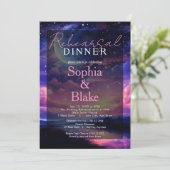 Invitation Pleine lune céleste Stars Dîner de répétition Mari (Debout devant)