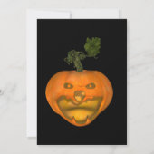 Invitation Pleine lune et Haunted Cemetery Halloween (Dos)