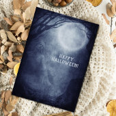 Invitation Pleine lune fantôme d'Halloween éffrayant en soiré