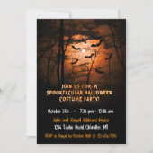 Invitation Pleine lune Spooktacular Halloween Costume Party (Devant)
