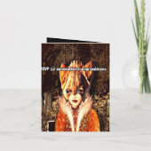 Invitation plié Hallow's Eve Special Halloween (Dos)